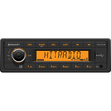 Continental TR7411U-ORK Stereo, 12V AM/FM/USB with Worldwide Tuner