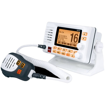 Uniden UM725GBT Marine VHF Radio with GPS, Bluetooth, DSC – White