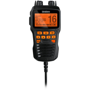 Uniden UMRMIC Remote Mic for UM725, Black, IPX8 Waterproof