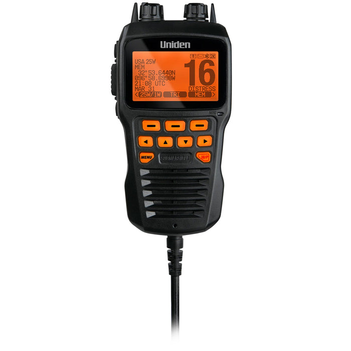 Uniden UMRMICBK Remote Station Microphone for UM725 Series VHF Radios