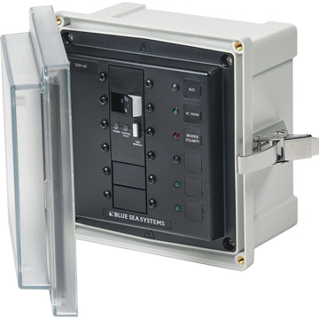 Blue Sea Systems SMS Panel Enclosure, ELCI 16A 230V AC – ABYC E-11 Compliant