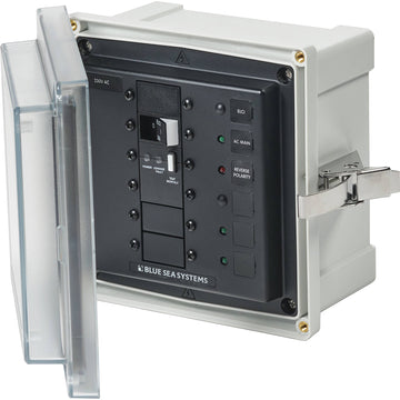 Blue Sea Systems 3123 SMS Panel Enclosure, 32A ELCI, 230V AC