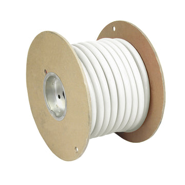 Pacer Marine 2 AWG Battery Cable, White, 50 ft – UL Listed