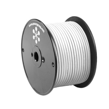 Pacer 14 AWG Marine Primary Wire - White, 100 ft.