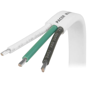 Pacer 10/3 AWG Triplex Boat Cable, 100 ft.