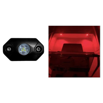 Black Oak LED RL-R Rock Accent Light, Red – IP69K Rated