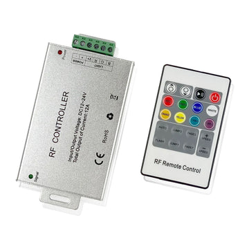 Black Oak LED RGB Controller, 12V-24V with Wireless Remote