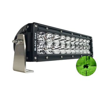 Black Oak LED Pro Series 3.0 10" 850nm Infrared Double Row LED Light Bar