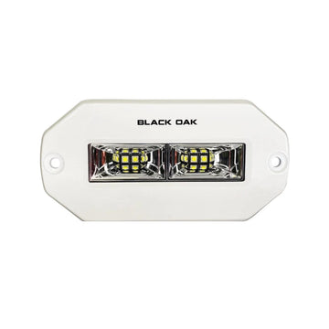 Black Oak LED 4" Marine Flush Mount Spreader Light Pro Series 3.0 White