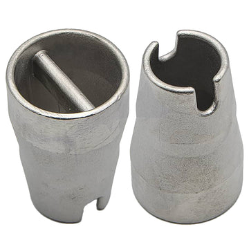 Lee's Tackle Stainless Steel Rod Butt Extender for Swivel Base Rod Holders