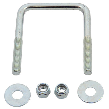 C.E. Smith Zinc-Plated Square U-Bolt, 7/16"-14 x 3-1/8" x 4"