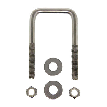 C.E. Smith Zinc Square U-Bolt, 7/16"-14 x 3-1/8" W x 3" L, Grade 5