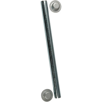 C.E. Smith 10727A Roller Shaft, 5/8" x 13", Zinc Plated with Cap Nuts