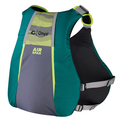 Onyx Airspan Angler Life Jacket, XS/S, Green – USCG & Transport Canada Approved