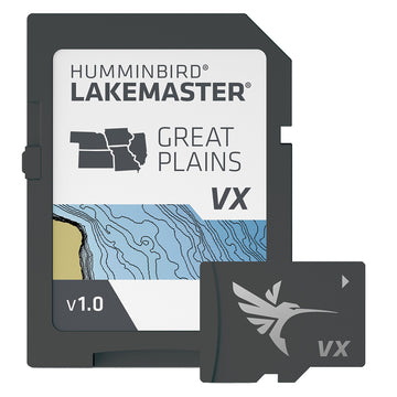 Humminbird LakeMaster® VX - Great Plains, Digital Fishing Chart 601003-1