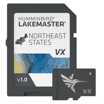 Humminbird LakeMaster VX Northeast States Map Card
