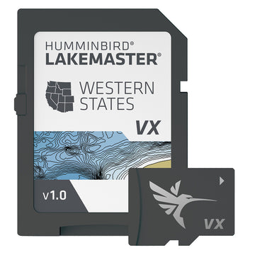 Humminbird LakeMaster VX Western States Digital GPS Chart Card