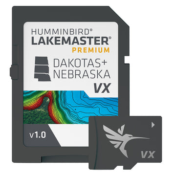 Humminbird LakeMaster VX Premium Map Card - Dakota/Nebraska