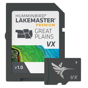 Humminbird LakeMaster VX Premium Great Plains Map Card