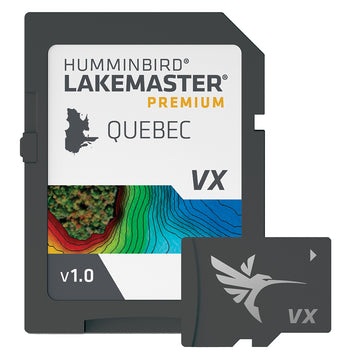 Humminbird LakeMaster VX Premium - Quebec Map Card (602021-1)