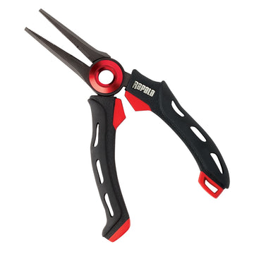 Rapala Mag Spring Pliers, 4" - 420 Stainless Steel with Mag-Spring System