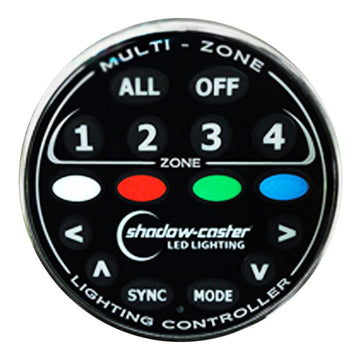 Shadow-Caster Round Zone Controller 4 Channel Remote, IP65 Waterproof