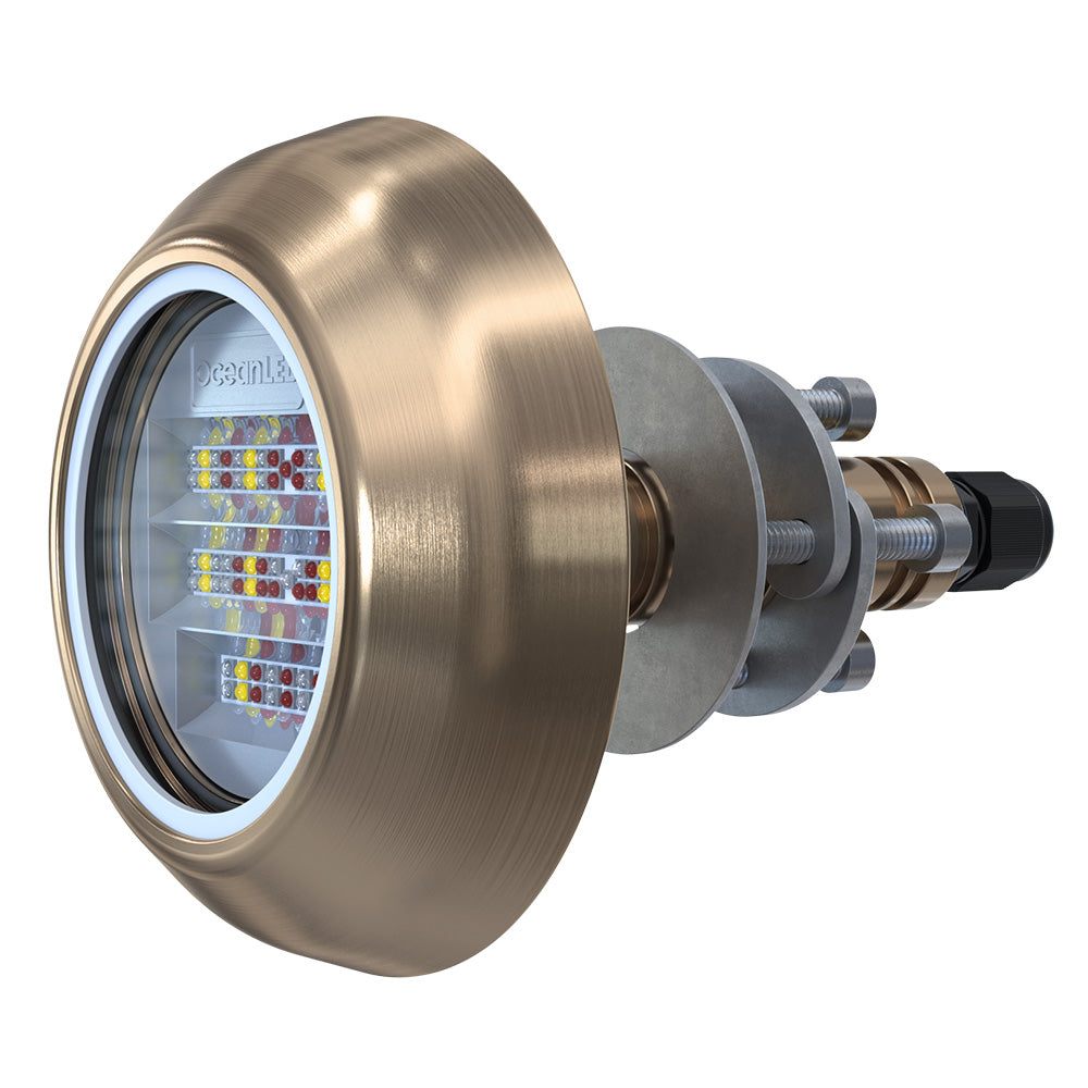 OceanLED Explore E6 Thru-Hull Underwater Light, RGBW DMX, 6000 Lumens