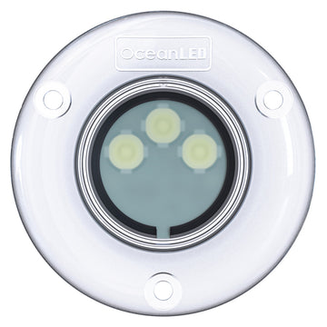 OceanLED Discover Series D3 Underwater Light, Ultra White with Isolation Kit