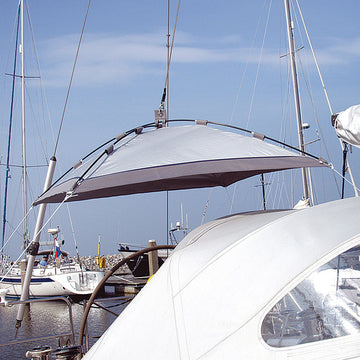 Blue Performance Free Hanging Sunshade - Large, 63x63 In, UV Protection
