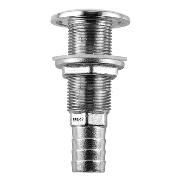 Attwood Marine Stainless Steel Thru-Hull Fitting, 5/8 in. Straight Barbed