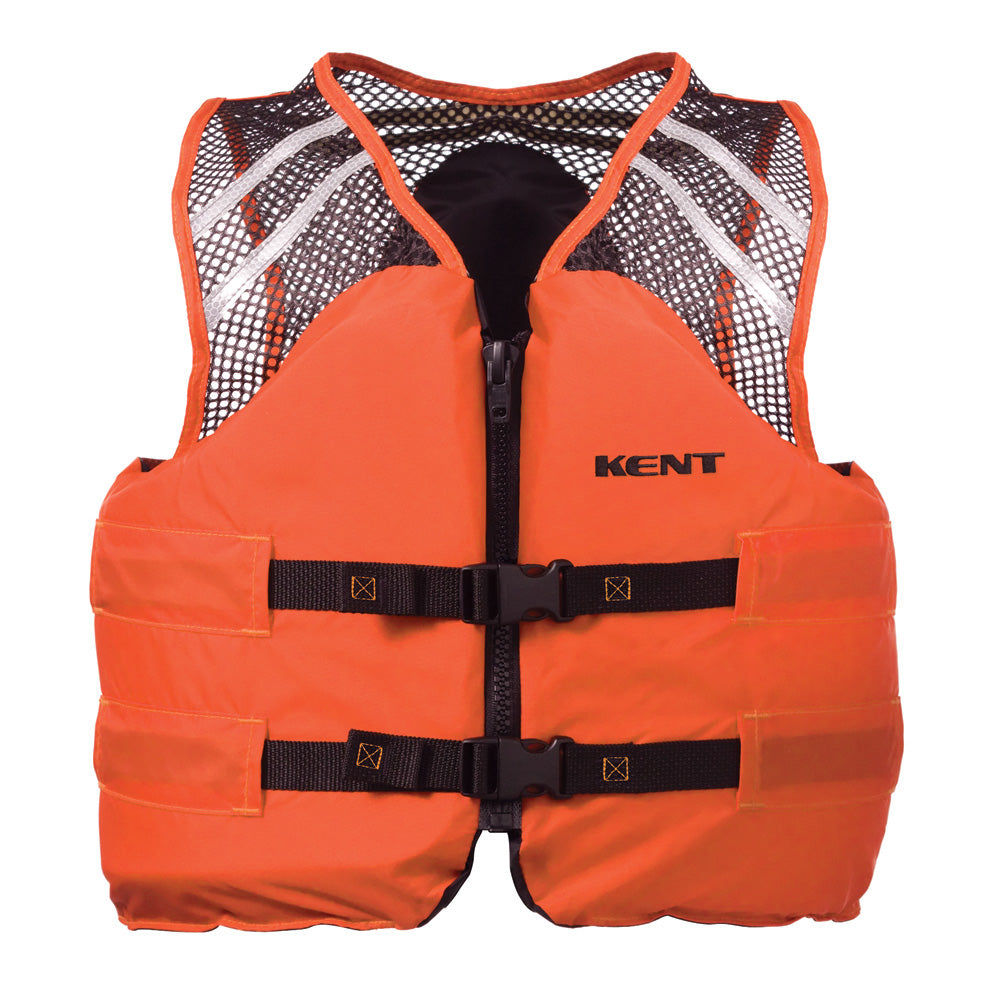 Kent Mesh Classic Commercial Vest, Large, USCG Type III Approved
