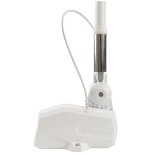 Attwood PowerBase Fold-Down Antenna Base, White with SafeGuard & SmartDeploy