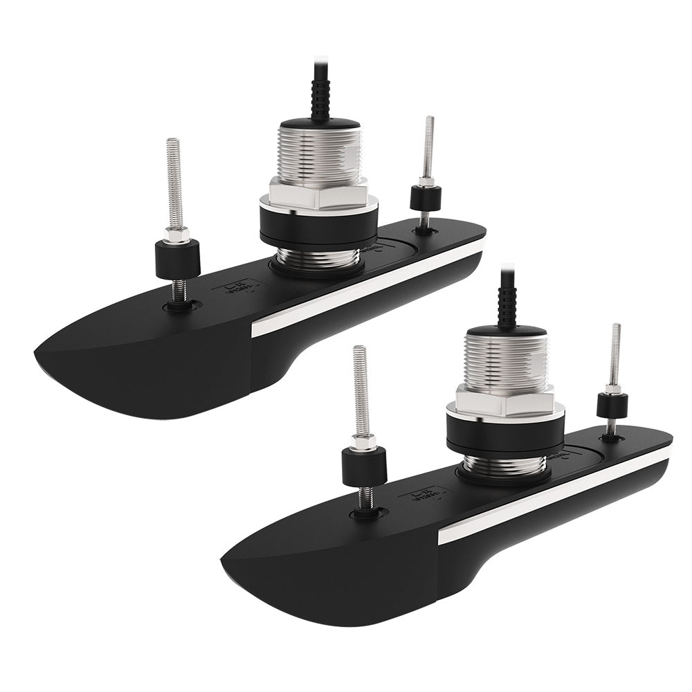Raymarine RVM-420 Stainless Steel Thru-Hull Transducer Pair, 20 deg