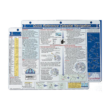 Davis Instruments Celestial Navigation Quick Reference Card, 18 Stars