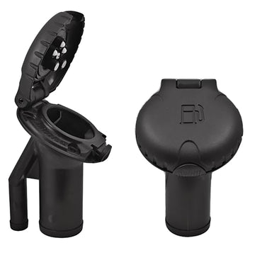 Attwood Marine Deck Fill for Pressure Relief Systems, Black Angled Body