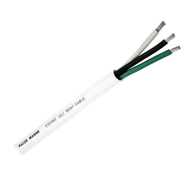Pacer 14/3 AWG Round Boat Cable, 250 ft. Spool, Grey