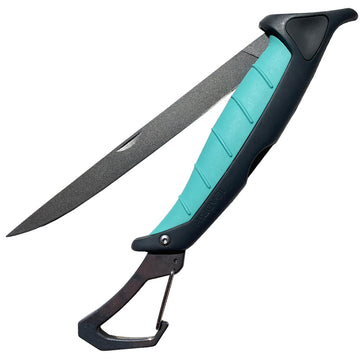 Toadfish Stowaway Folding Fillet Knife, 7-Inch Titanium Coated Blade