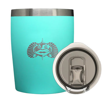 Toadfish Non-Tipping 10oz Rocks Tumbler, Teal – SmartGrip Technology