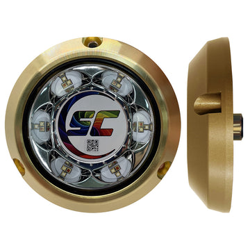 Shadow-Caster SC3 Series Full Color Change Bronze Surface Mount Underwater Light