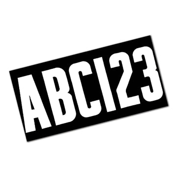 Attwood Marine 3-Inch Boat Letter & Number Kit, White – USCG Compliant