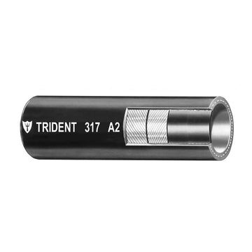 Trident Marine A2 Fuel & Vent Line Hose, 5/8" x 50', Black