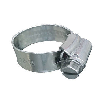 Trident Marine 316 Stainless Steel Non-Perforated Worm Gear Hose Clamp, SAE Size 4, 10-Pack
