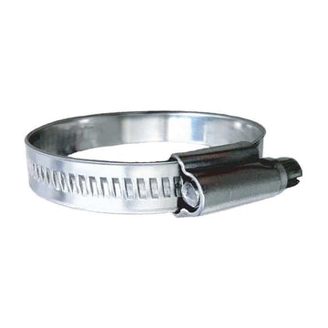 Trident Marine 316 Stainless Steel Non-Perforated Worm Gear Hose Clamp, SAE Size 8, 10-Pack