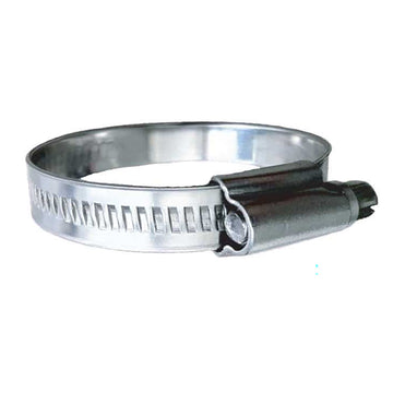 Trident Marine 316 SS Worm Gear Hose Clamp, 1.5-2 In Range, SAE 24