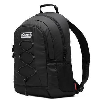 Coleman CHILLER 28-Can Soft-Sided Backpack Cooler, Black