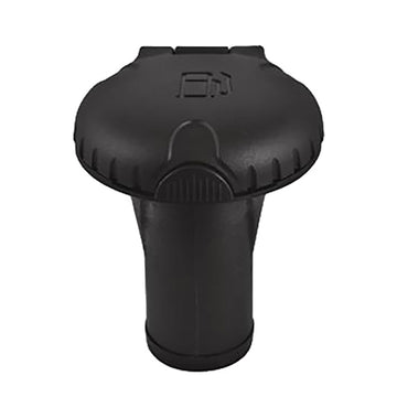 Attwood Marine Deck Fill - Pressure Relief System - Scalloped Black - EPA