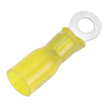 Pacer 12-10 AWG Heat Shrink Ring Terminal, #8 Stud, 25-Pack