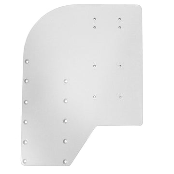 Sea Brackets Small Offset Trolling Motor Plate, 18.5"x13.5" 6061 T6